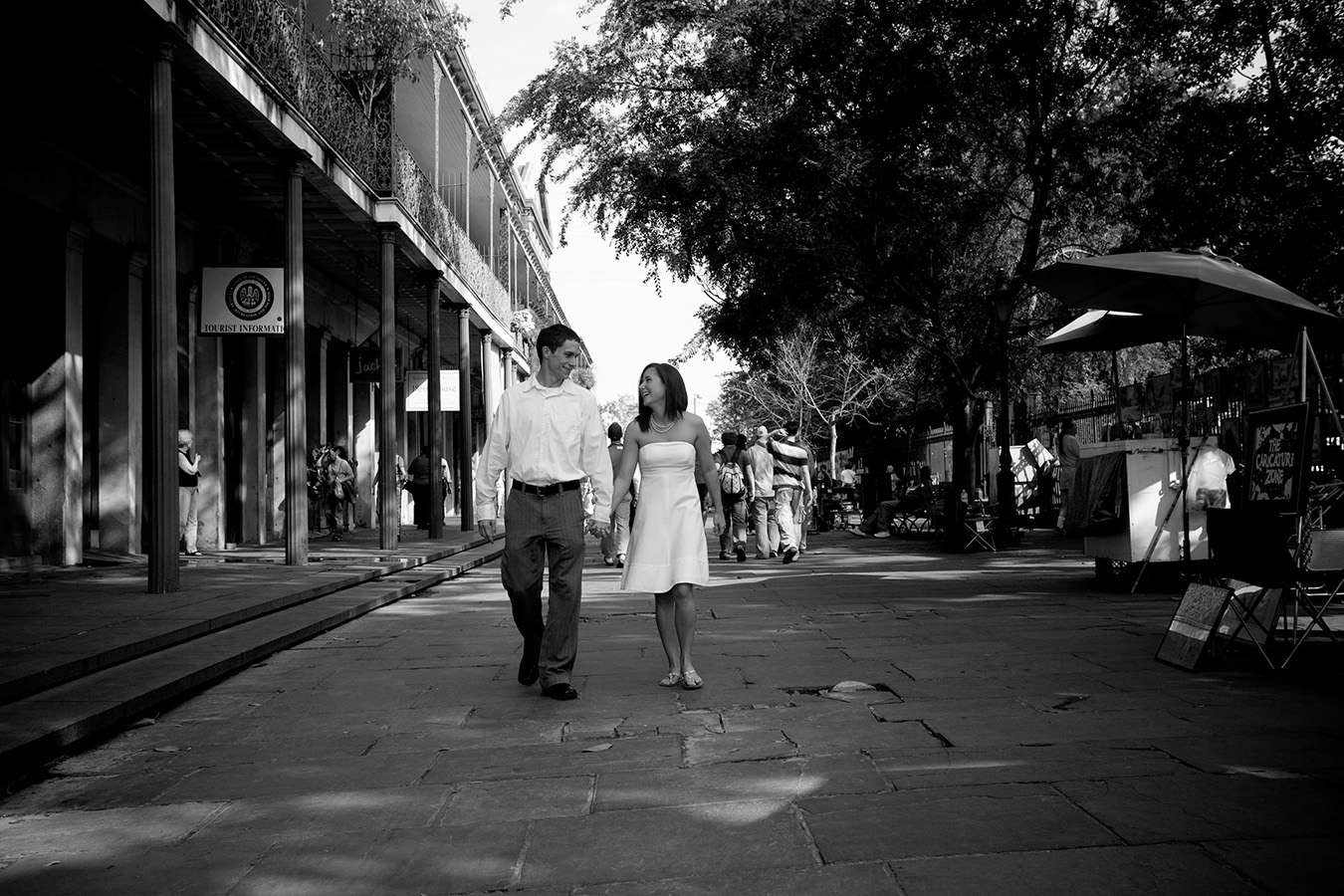 A strolls thru the French Quarter near Jackson Square. | Photo by Jessica The Photographer.