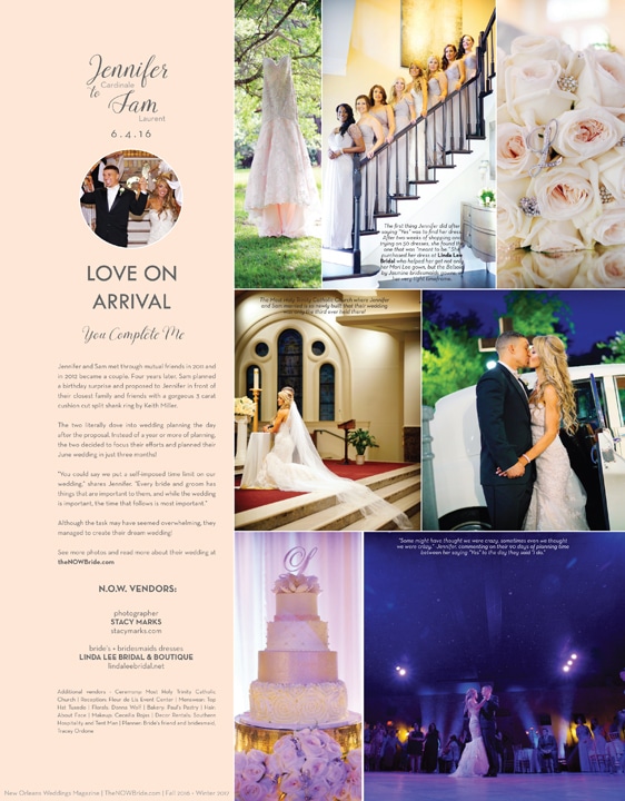 Jennifer + Sam’s Louisiana Real Wedding