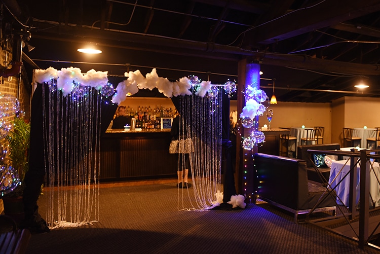 The Entrance to the Bubble Lounge at the 2018 Something Blue Bridal Event