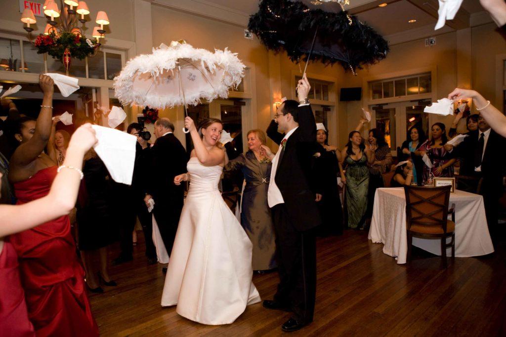 Wedding second line at Audubon Clubhouse. Photo: Studio Tran