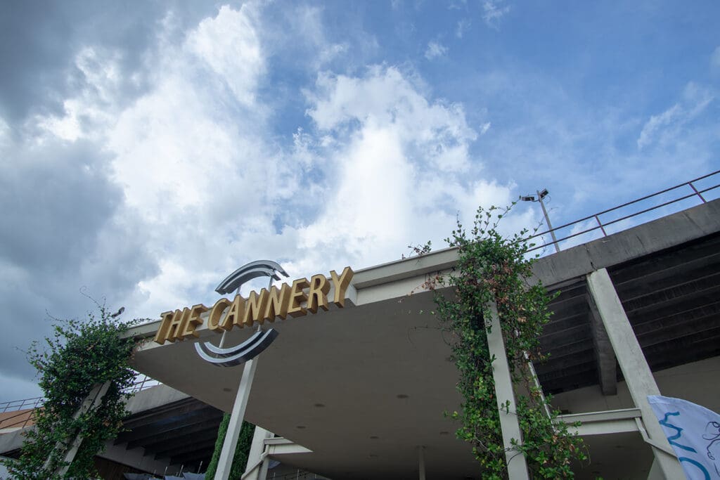 Exterior entrance of The Cannery in New Orleans