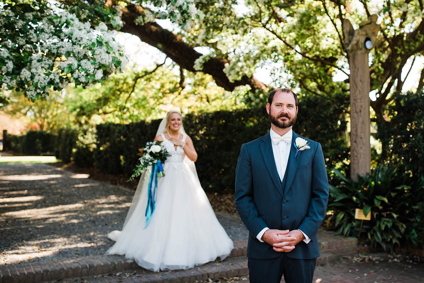 “The first look was very special and it was nice to have a private moment with Jeremy,” shares Kate. “It took me a good 10 minutes to reach him because I had to stop to cry tears of joy and excitement. It was a very magical moment.”