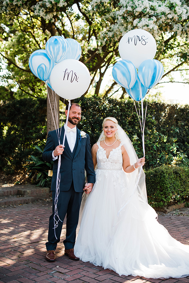 “People told me I looked like a princess all night,” shares Kate about her Martina Liana wedding gown from MaeMe The Bridal Boutique. “It was everything I ever imagined.”