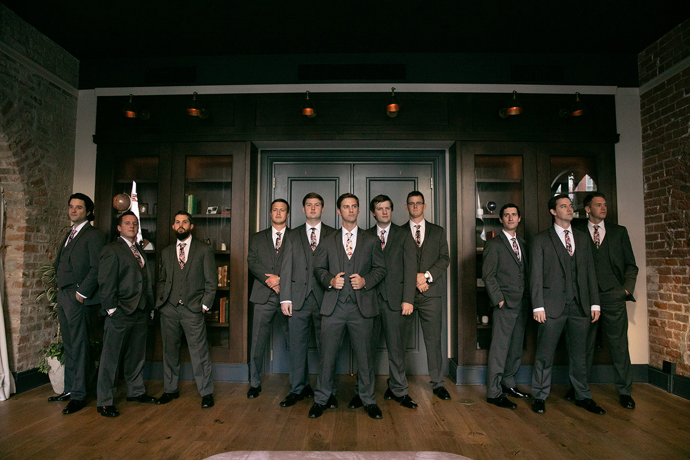 Travis and his groomsmen wore Michael Kors suits from Al's Formal Wear.