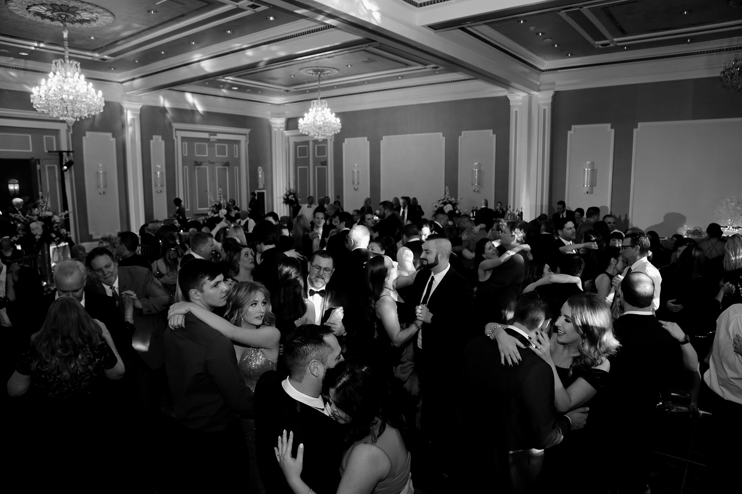 Guests packed the Royal Sonesta's ballroom dance floor and partied til the stroke of midnight!