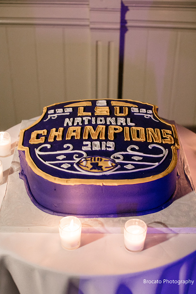 Gambino's Bakery LSU National Champions Cake. Photo: Brocato Photography
