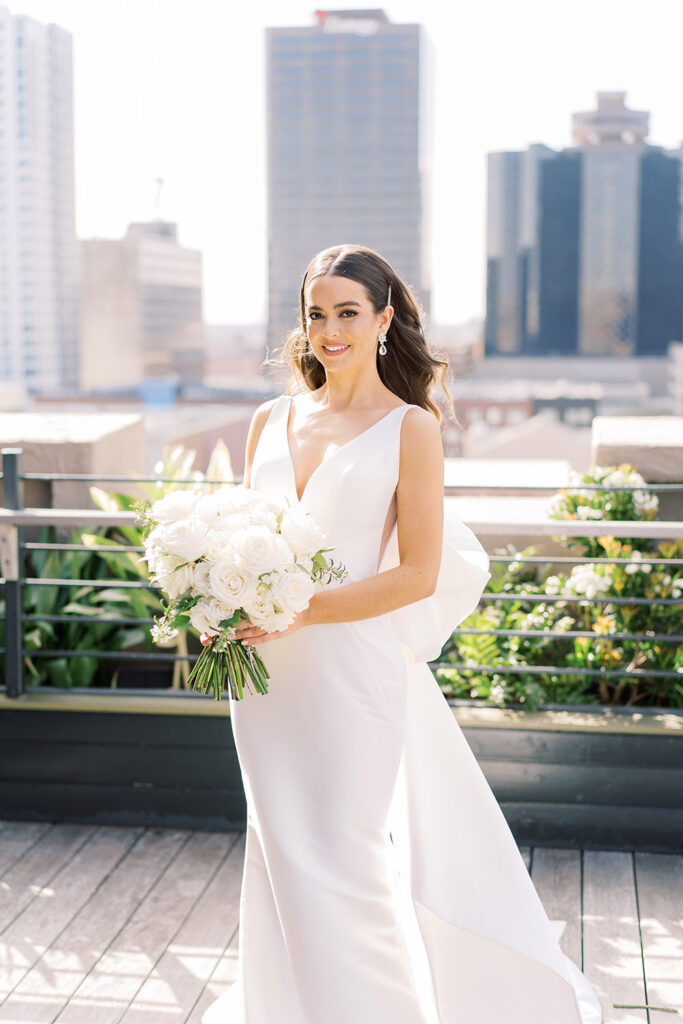 ashly wore PEYTON by Enzoani