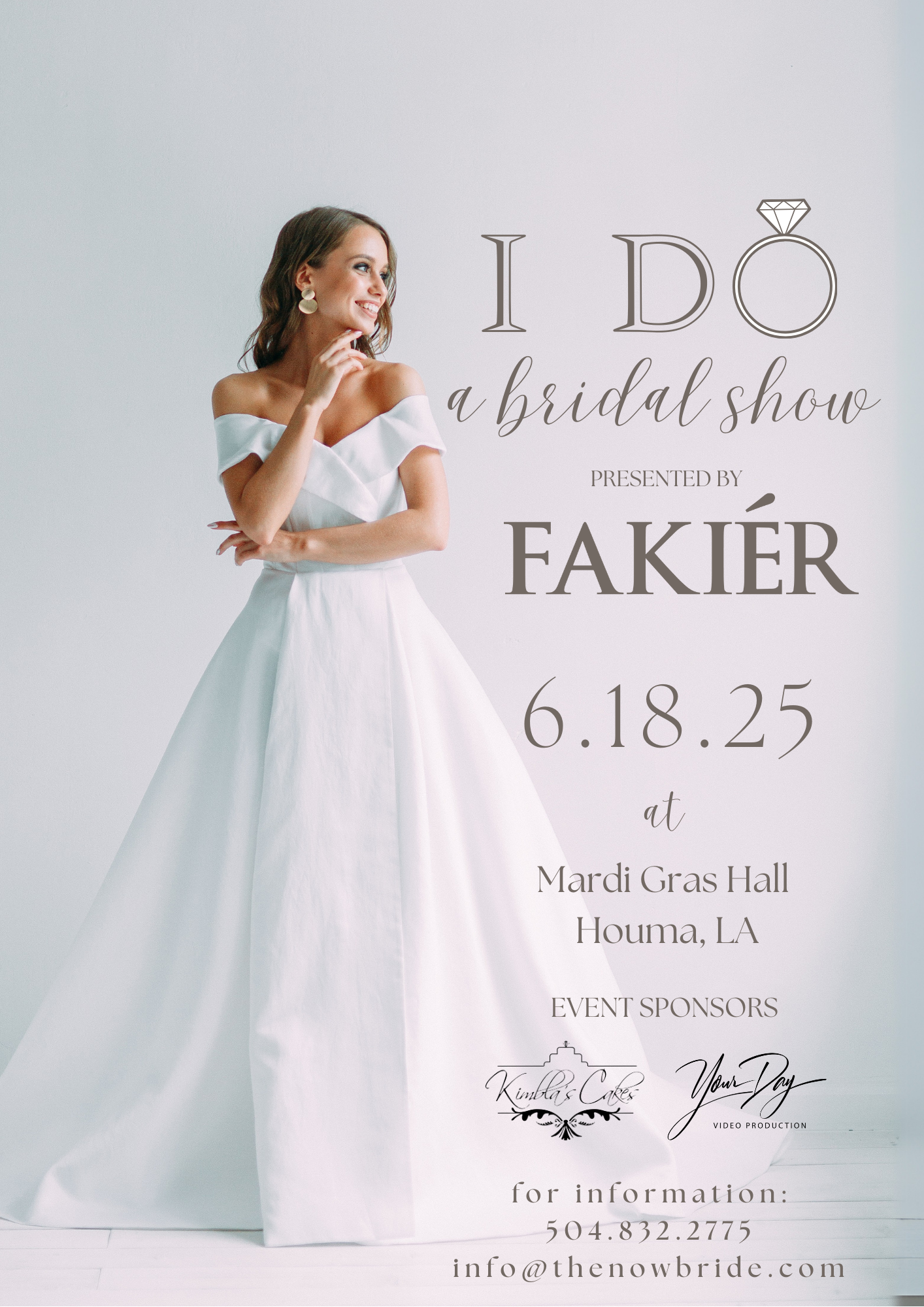 I Do, A Bridal Show presented by Fakier Jewelers | Houma, LA June 18, 2025