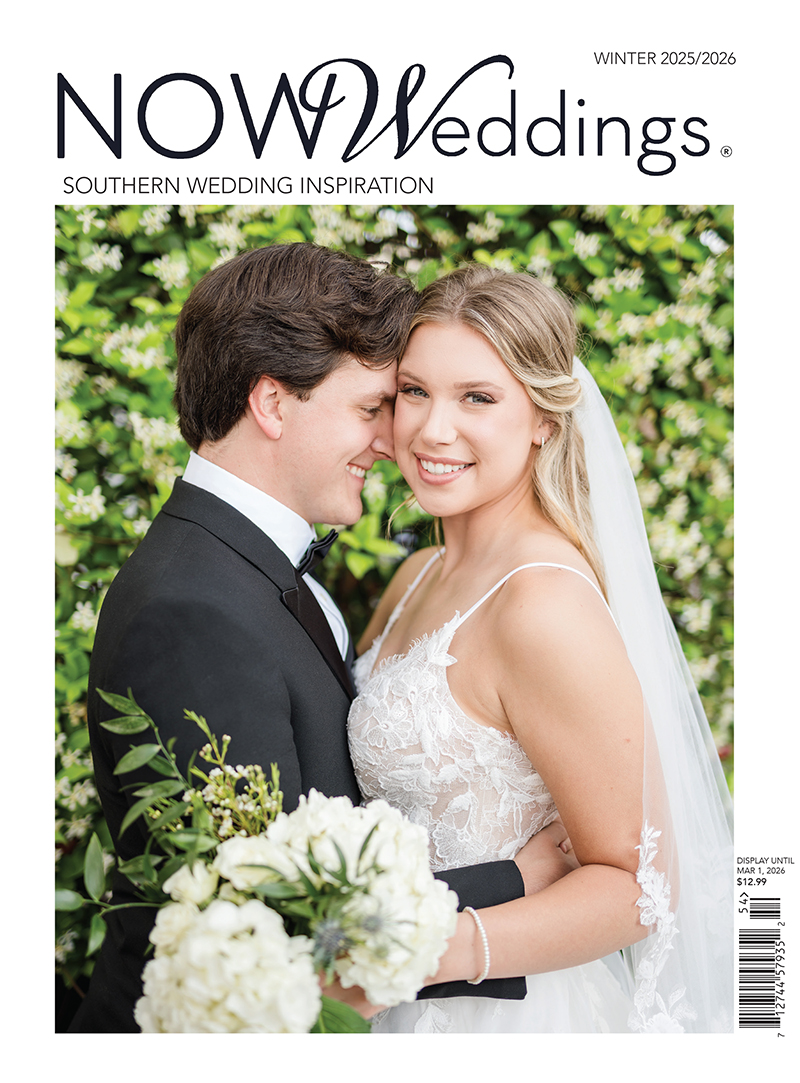The Winter cover of NOW Weddings Magazine Fall+Winter 2025/2026 issue
