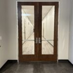 Front doors in main lobby