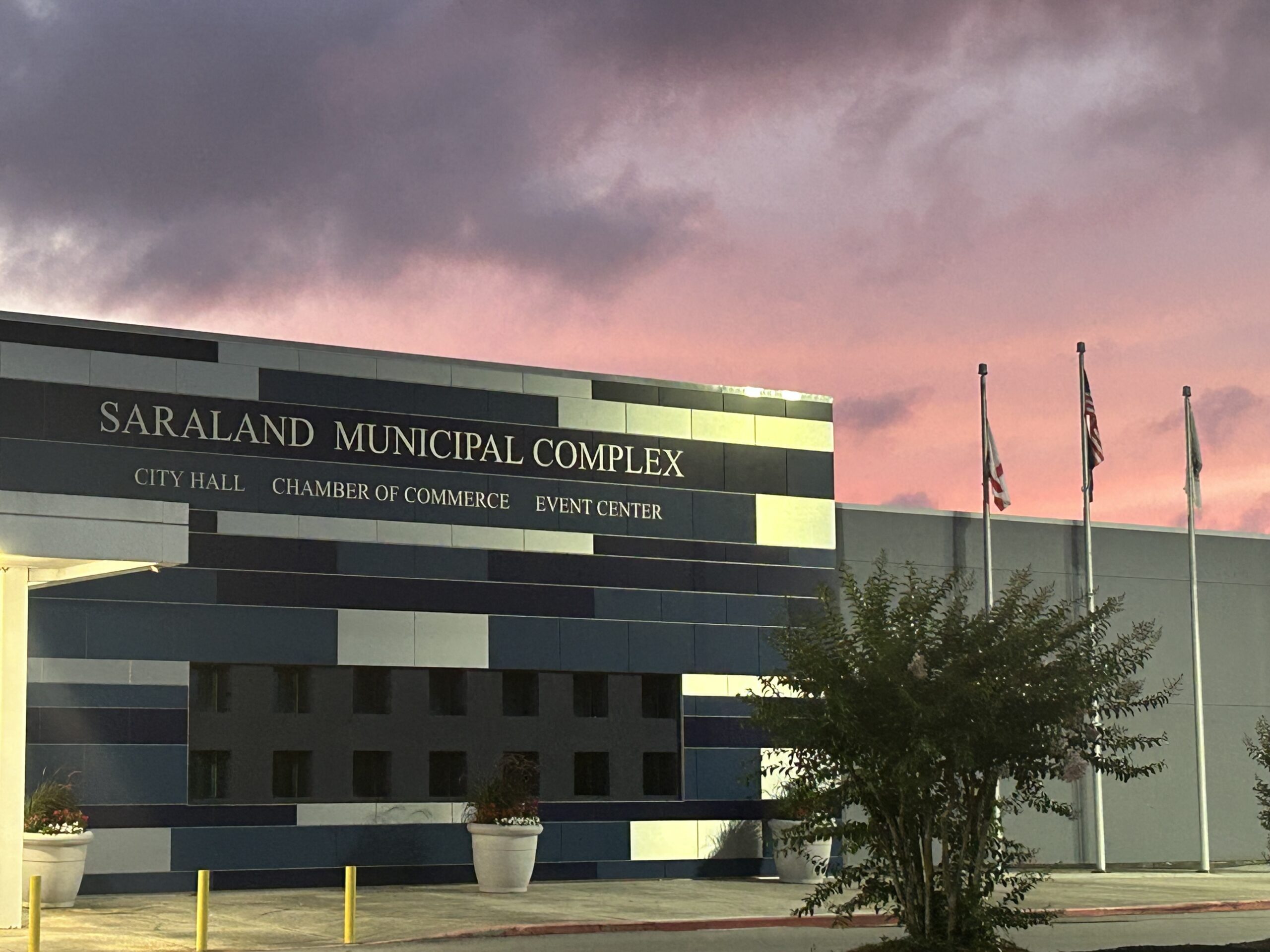 Front of building
